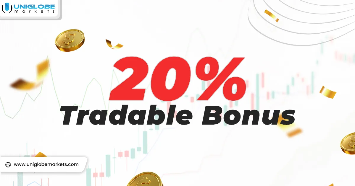 Uniglobe Markets Forex 20% Tradable Bonus for all